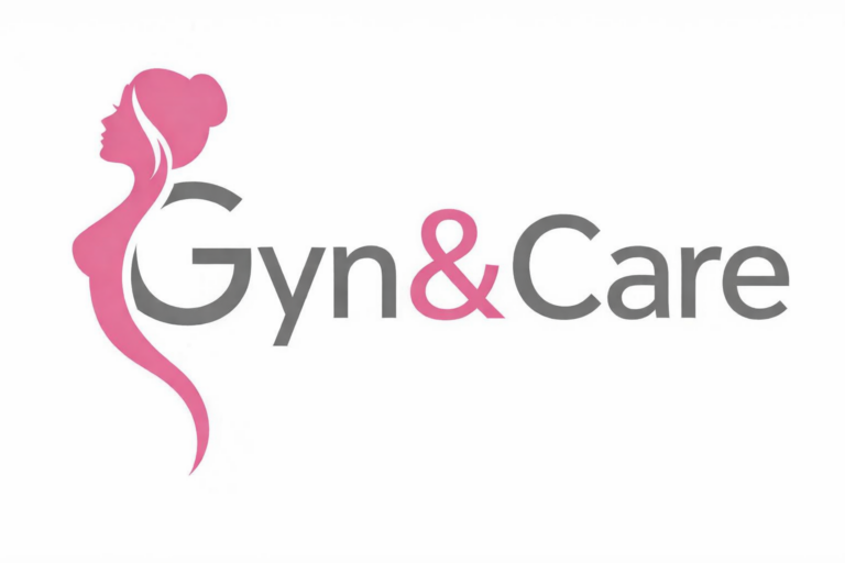 Logo moderne Gyn&Care avec silhouette